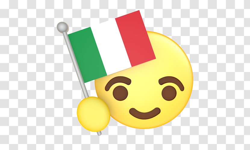 Emoji Flag Of Italy Spain Germany - Yellow Transparent PNG