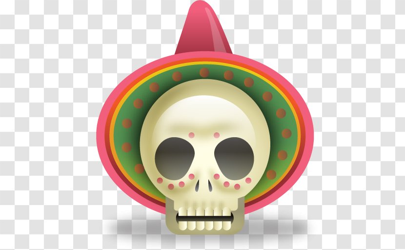 Day Of The Dead - Skull And Crossbones - 3d Cartoon Home Transparent PNG
