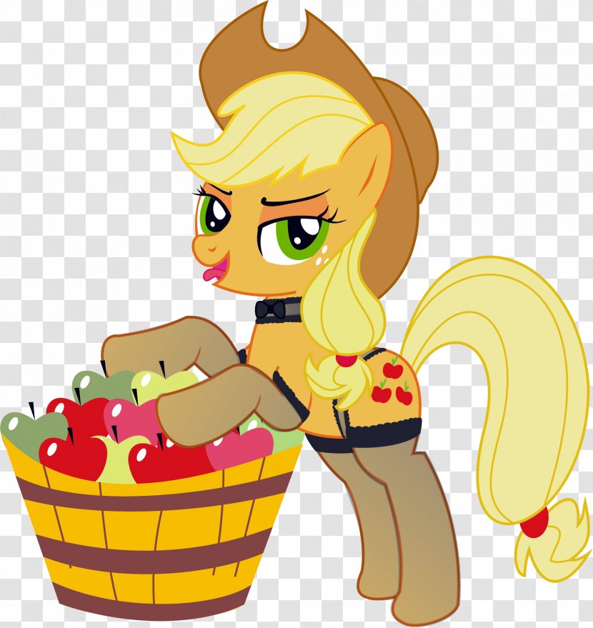 Applejack My Little Pony: Friendship Is Magic Fandom Fluttershy - Yellow - Pony Transparent PNG