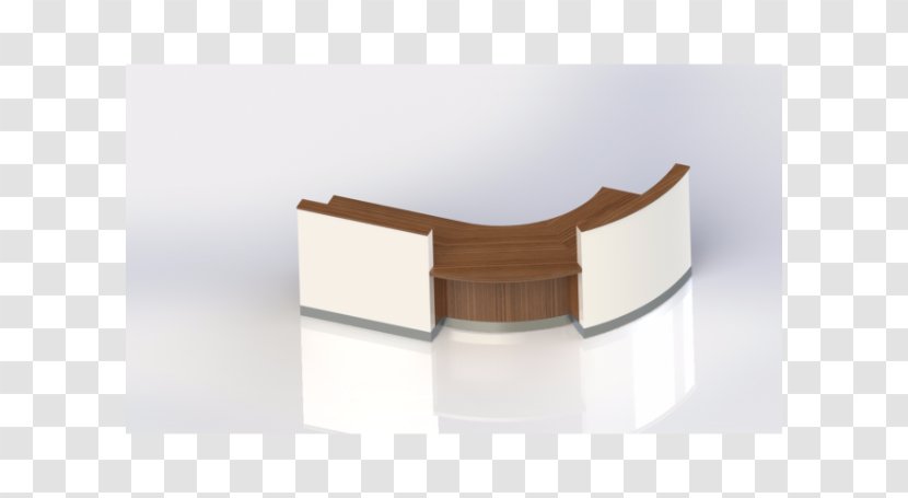 Product Design Angle Desk - Reception Furniture Transparent PNG
