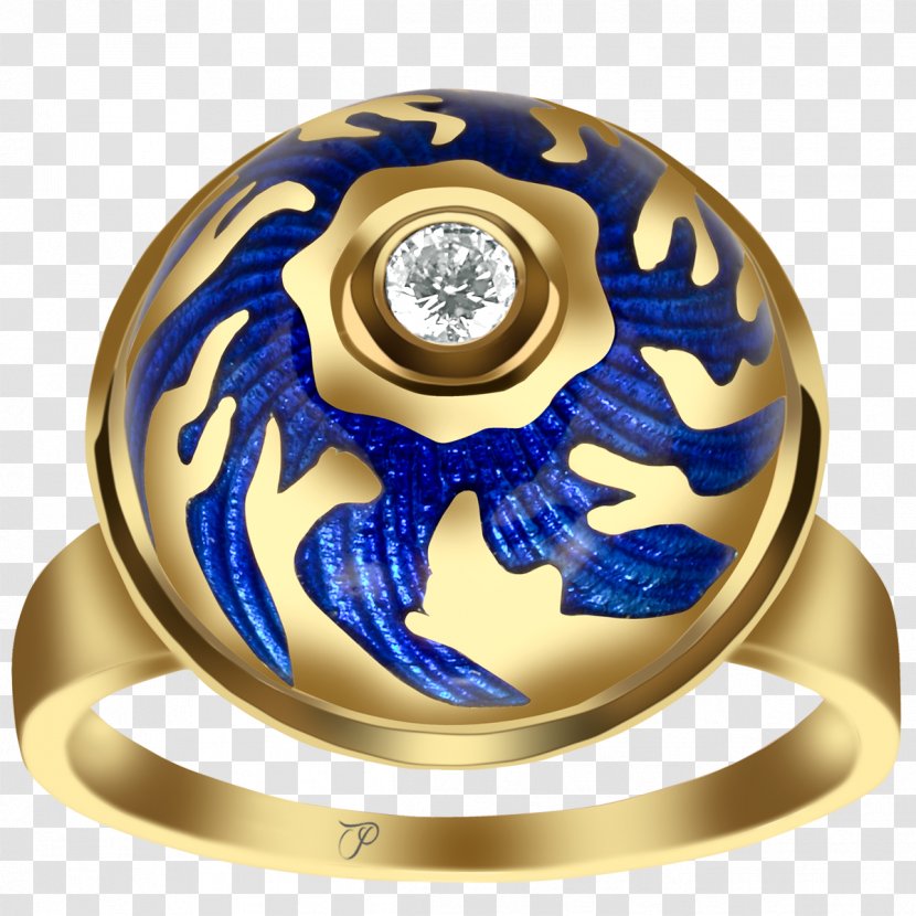 Ring Baroque Colored Gold Jewellery - Upscale Jewelry Transparent PNG