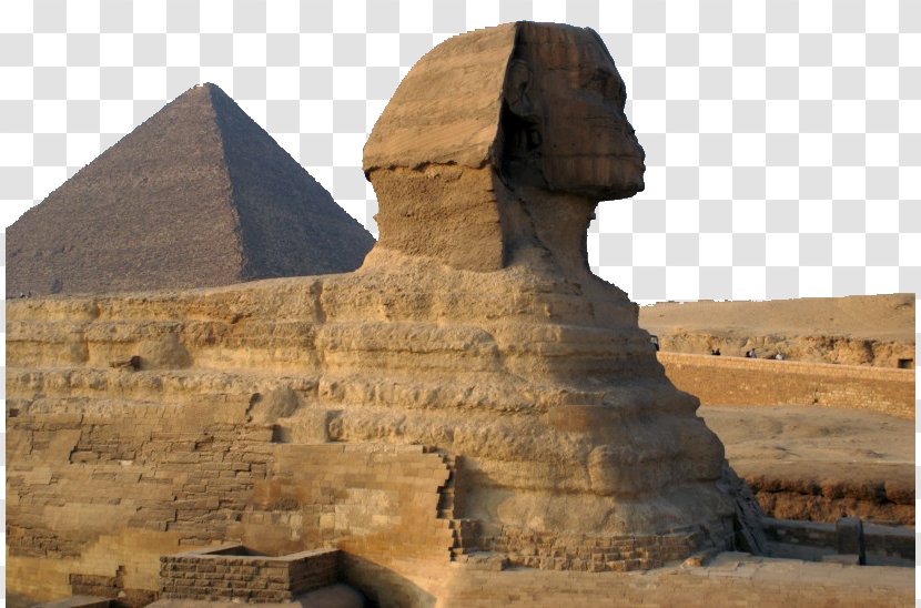 Great Sphinx Of Giza Pyramid Egyptian Pyramids Luxor Cairo Transparent PNG