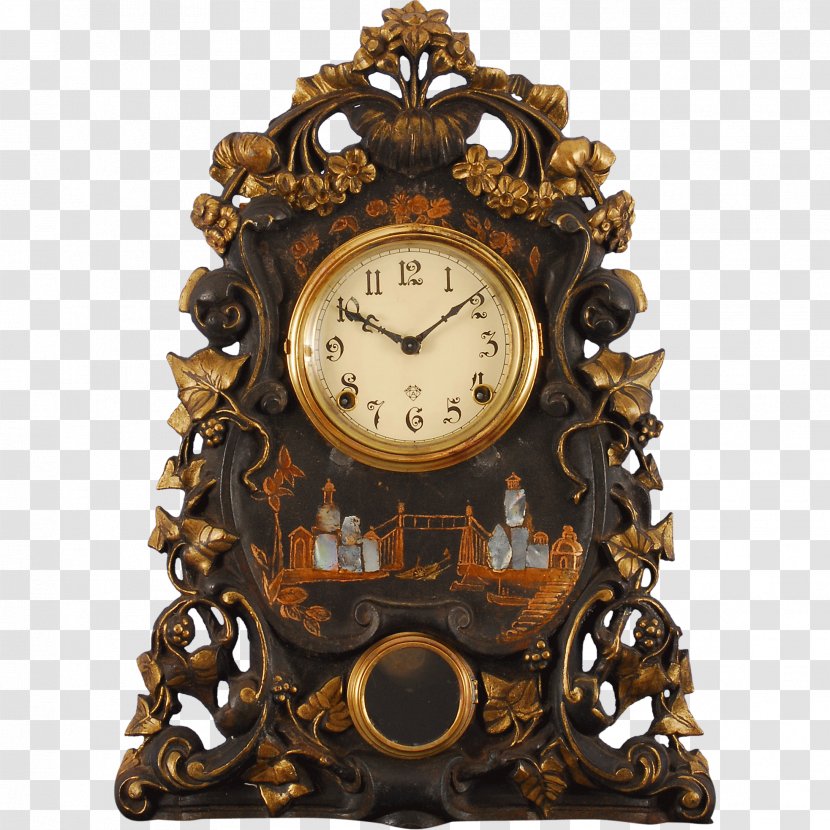 Mantel Clock Antique Fireplace Bracket Transparent PNG