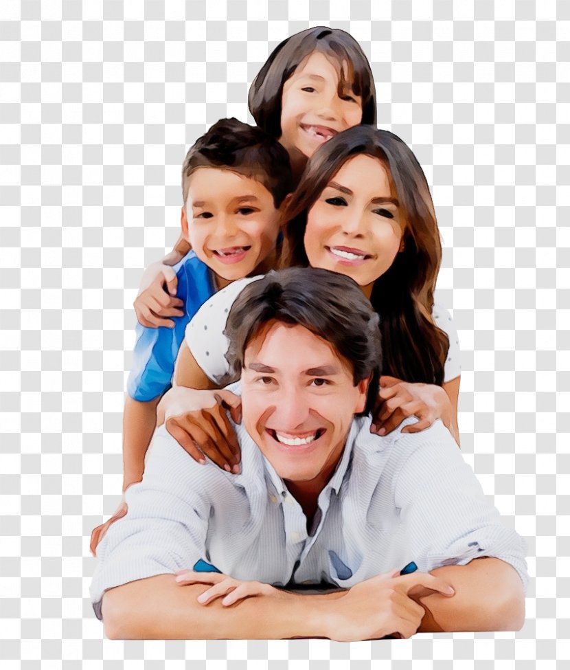 Happy Family Cartoon - Gesture - Pictures Transparent PNG