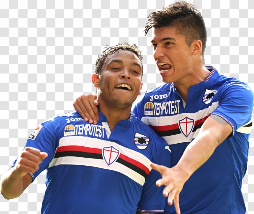 Joaquin Correa U.C. Sampdoria Luis Muriel Serie A A.C. Milan - Player - Football Transparent PNG