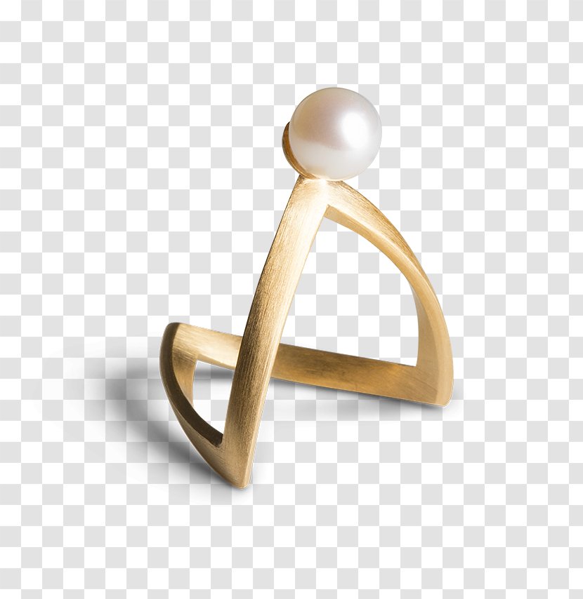 Ring Pearl Gold Jewellery Silver - Cultured Freshwater Pearls Transparent PNG