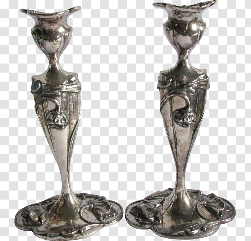 Silver Classical Sculpture 01504 Vase Bronze Transparent PNG