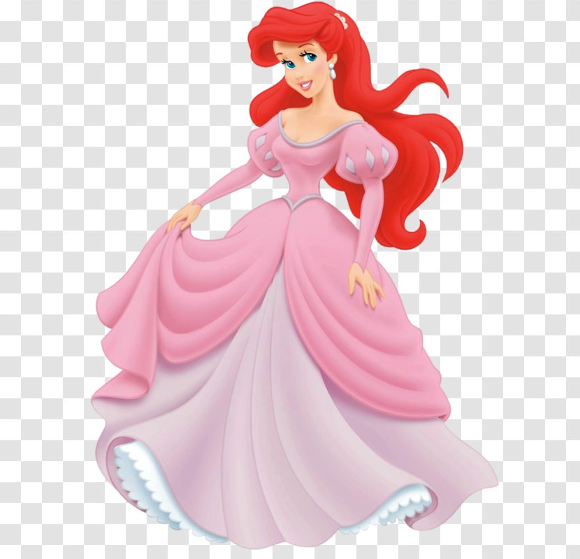 Ariel Sebastian Disney Princess Dress Gown - Figurine Transparent PNG