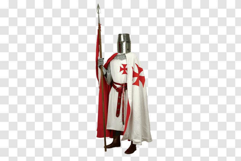 Crusades Middle Ages Knights Templar Surcoat - Cloak - Knight Transparent PNG