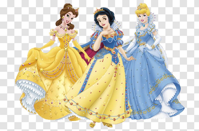 Disney Princess: My Fairytale Adventure Belle Rapunzel Ariel Cinderella - Princess - Three Princesses Cliparts Transparent PNG