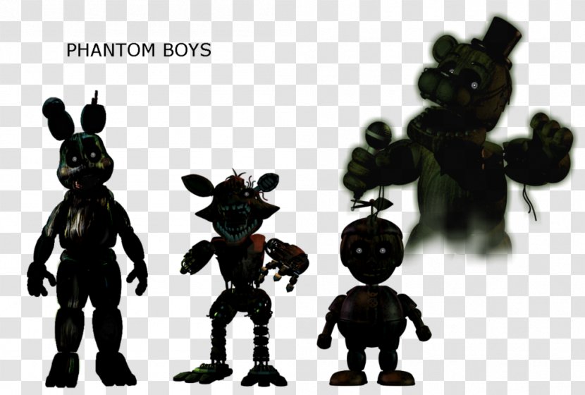 Five Nights At Freddy's 2 4 Freddy's: The Silver Eyes Twisted Ones Funko - Action Toy Figures - Golden Ballon Transparent PNG