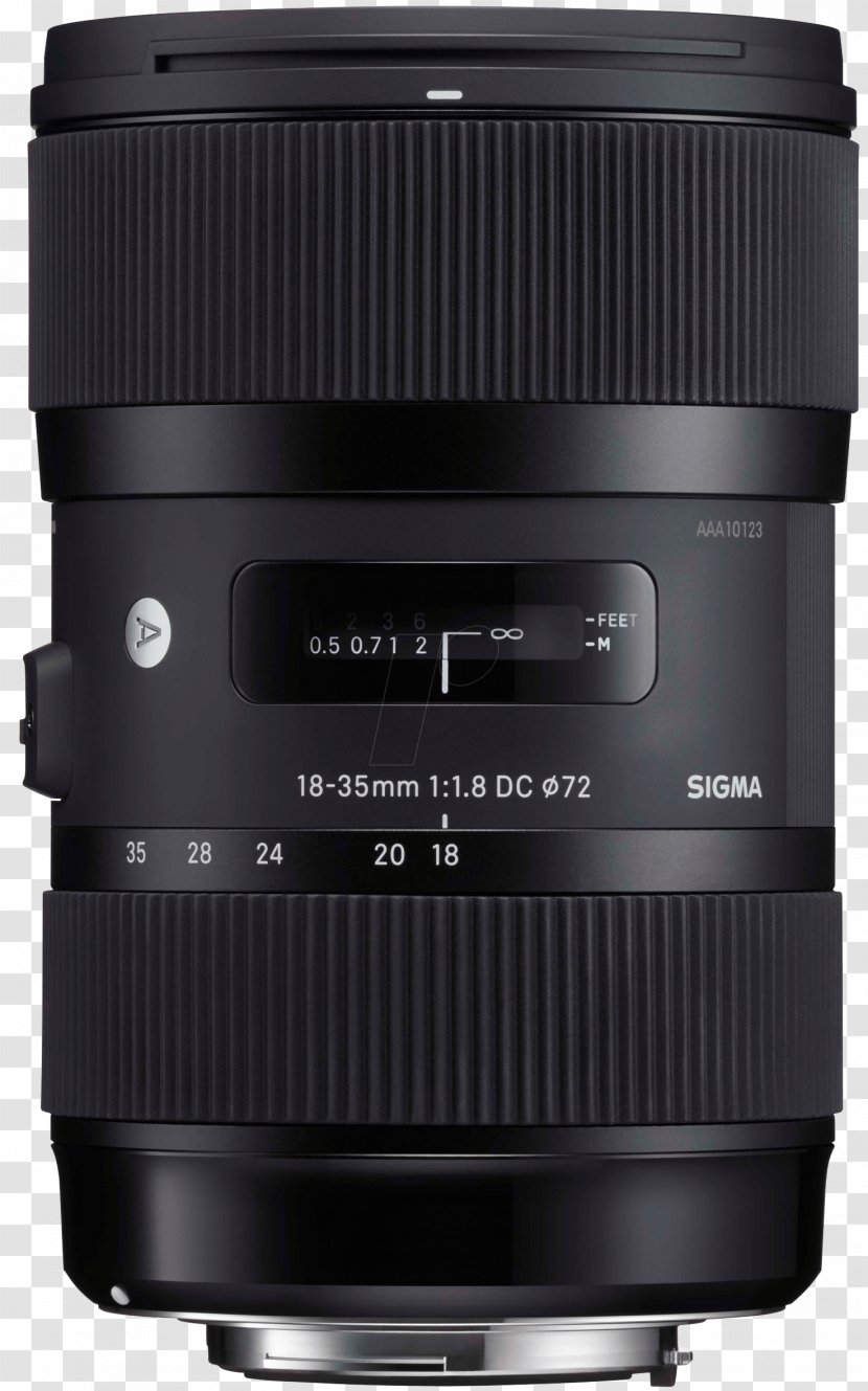 Sigma 18-35mm F/1.8 DC HSM A 30mm F/1.4 EX Lens Canon EF Mount 50mm DG 35mm - F14 Dg Hsm - Camera Transparent PNG