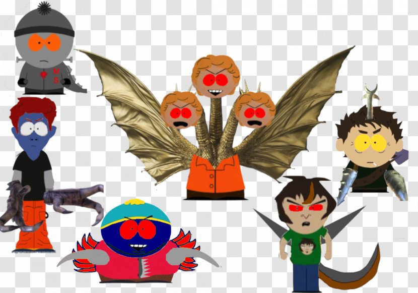 Super Godzilla King Ghidorah Stan Marsh Cartoon - South Park Transparent PNG