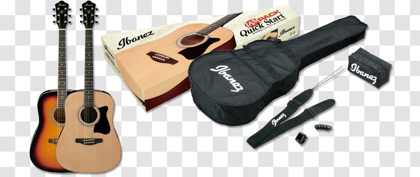 Ibanez Dreadnought Acoustic Guitar Electronic Tuner - Tree - Jam Transparent PNG