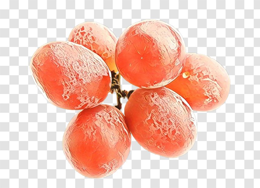 Grape Cartoon - Orange - Plant Fruit Transparent PNG