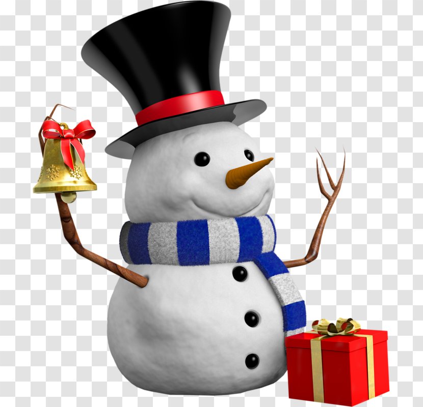 Snowman Christmas Winter Clip Art - Cartoon Transparent PNG