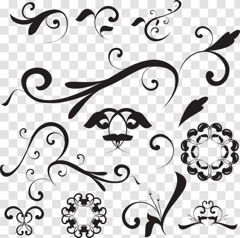 Floral Design Ornament Vector Graphics Shape - White Transparent PNG