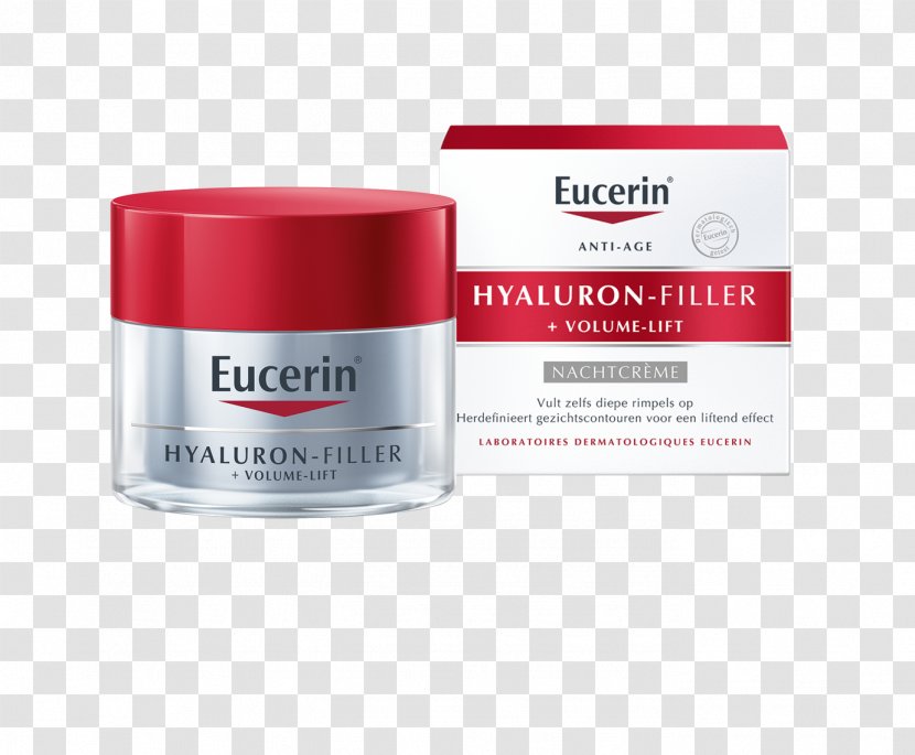 Eucerin Hyaluron-Filler Day Cream Dry Skin Hyaluronic Acid Milliliter - Volumefiller Care - Filler Transparent PNG