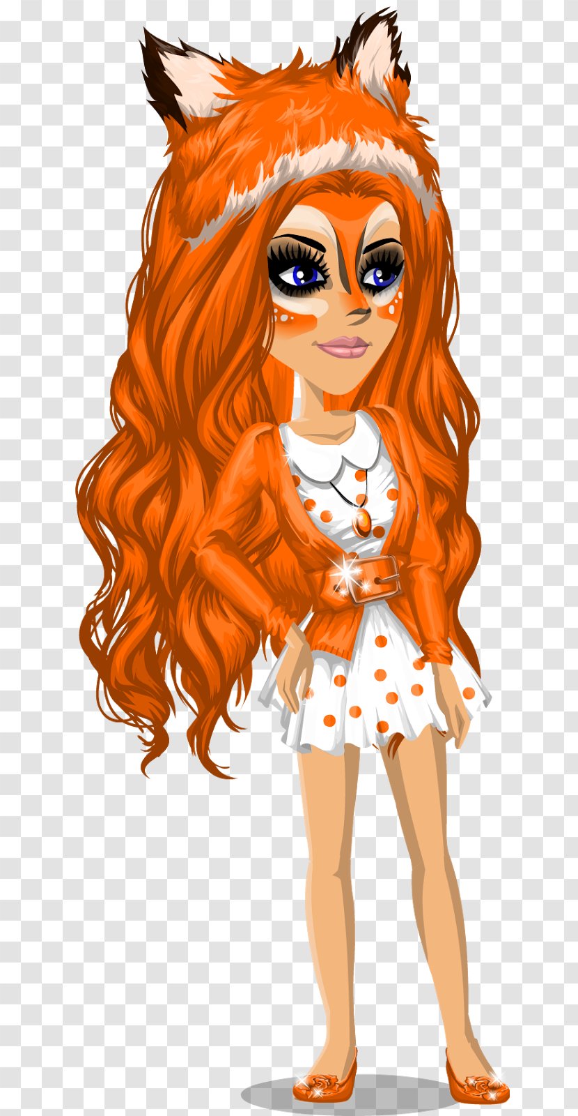 Red Hair Carnivora Coloring - Tree Transparent PNG