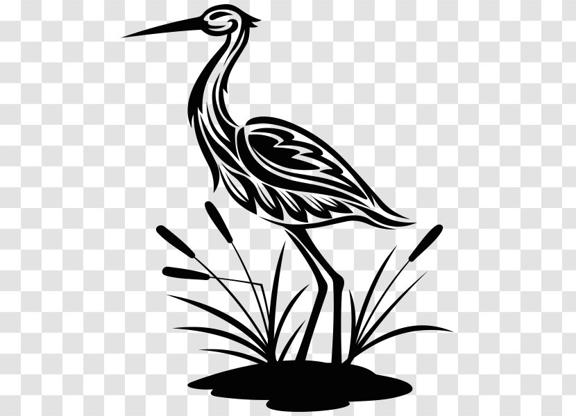 Heron Crane Clip Art Vector Graphics Bird - Fauna Transparent PNG