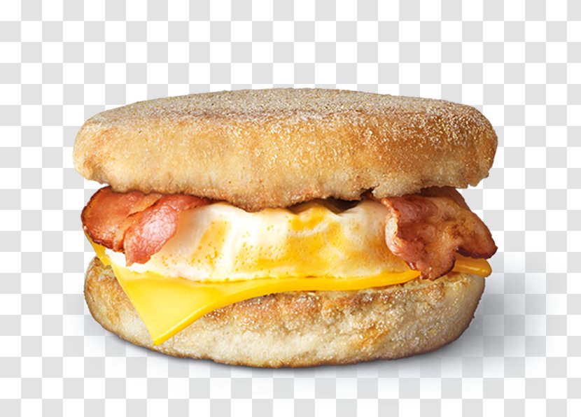 Breakfast Sandwich Bacon, Egg And Cheese English Muffin - Roll Transparent PNG