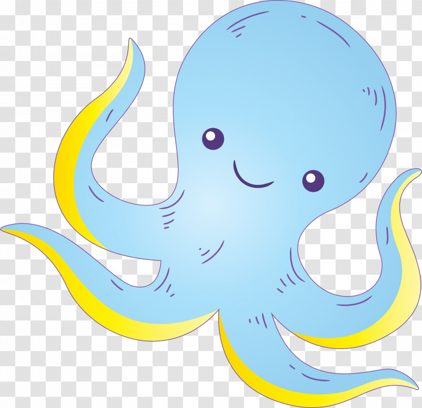 Octopus Giant Pacific Octopus Octopus Cartoon Line Transparent PNG