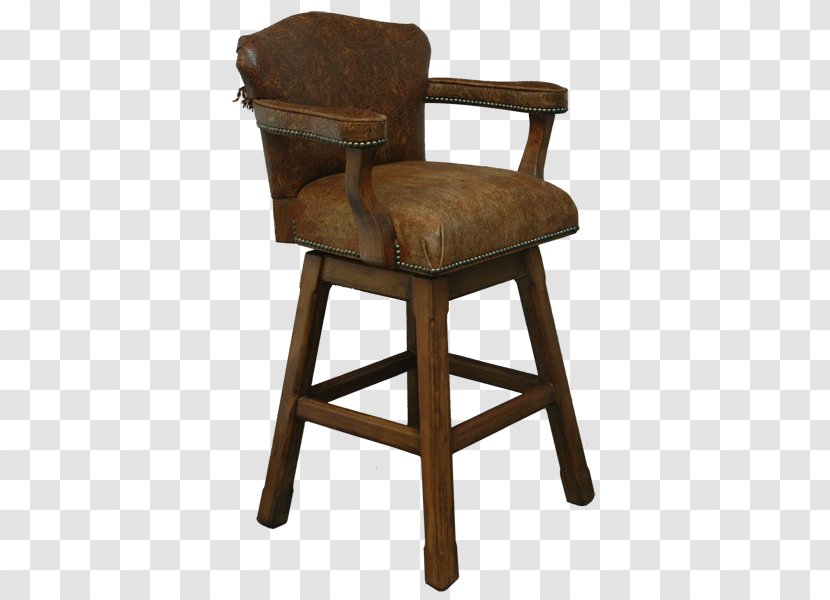 Bar Stool Chair Furniture - Armrest - Genuine Leather Stools Transparent PNG