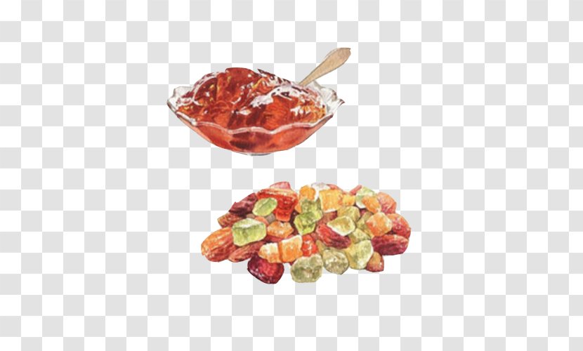 Waffle Gummi Candy Fruit Preserves Sugar - And Puree Hand Painting Material Picture Transparent PNG