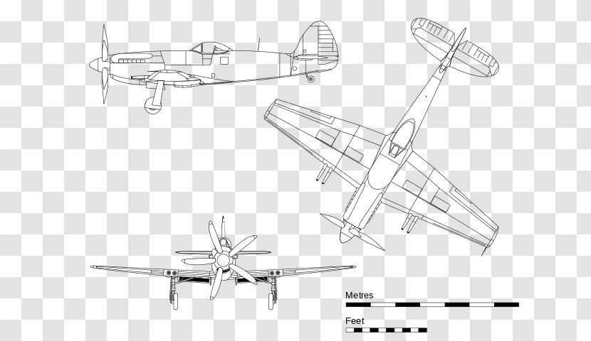 Propeller Supermarine Spitfire Spiteful Airplane Aircraft Transparent PNG