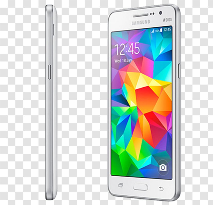 Samsung Galaxy Grand Prime Plus Android Smartphone - Cellular Network Transparent PNG