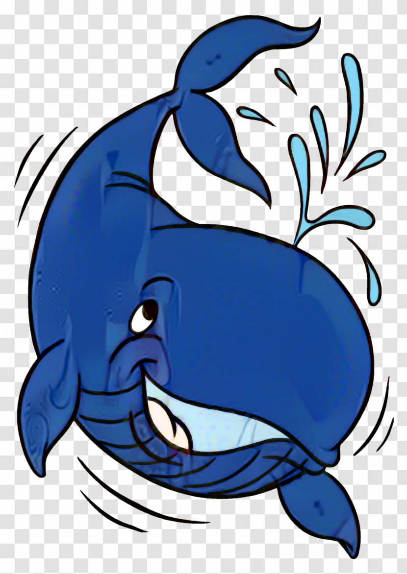 Dolphin Clip Art Illustration Porpoise Whales - Electric Blue - Fiction Transparent PNG
