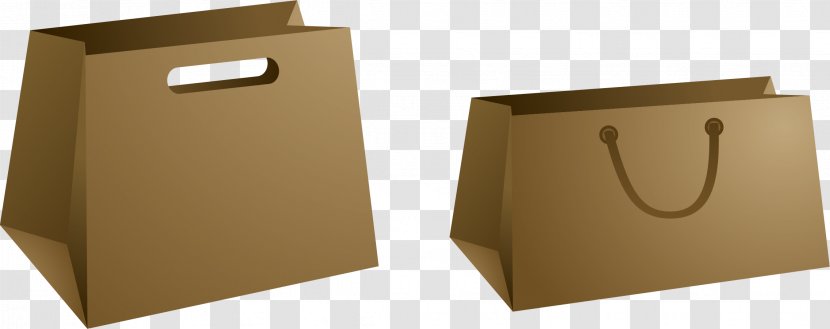 Paper Box Shopping Bag Cardboard - Elements Transparent PNG
