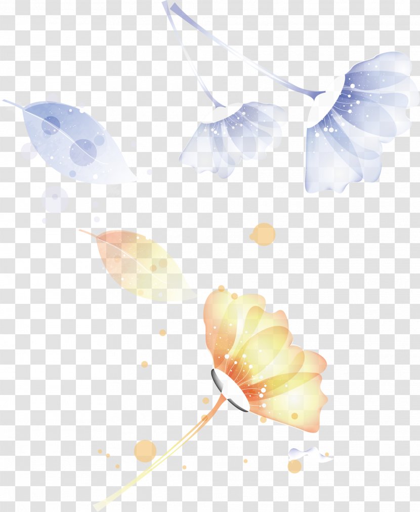 Flower Adobe Illustrator Fireworks Wallpaper - Yellow - Spreading Five-star Transparent PNG