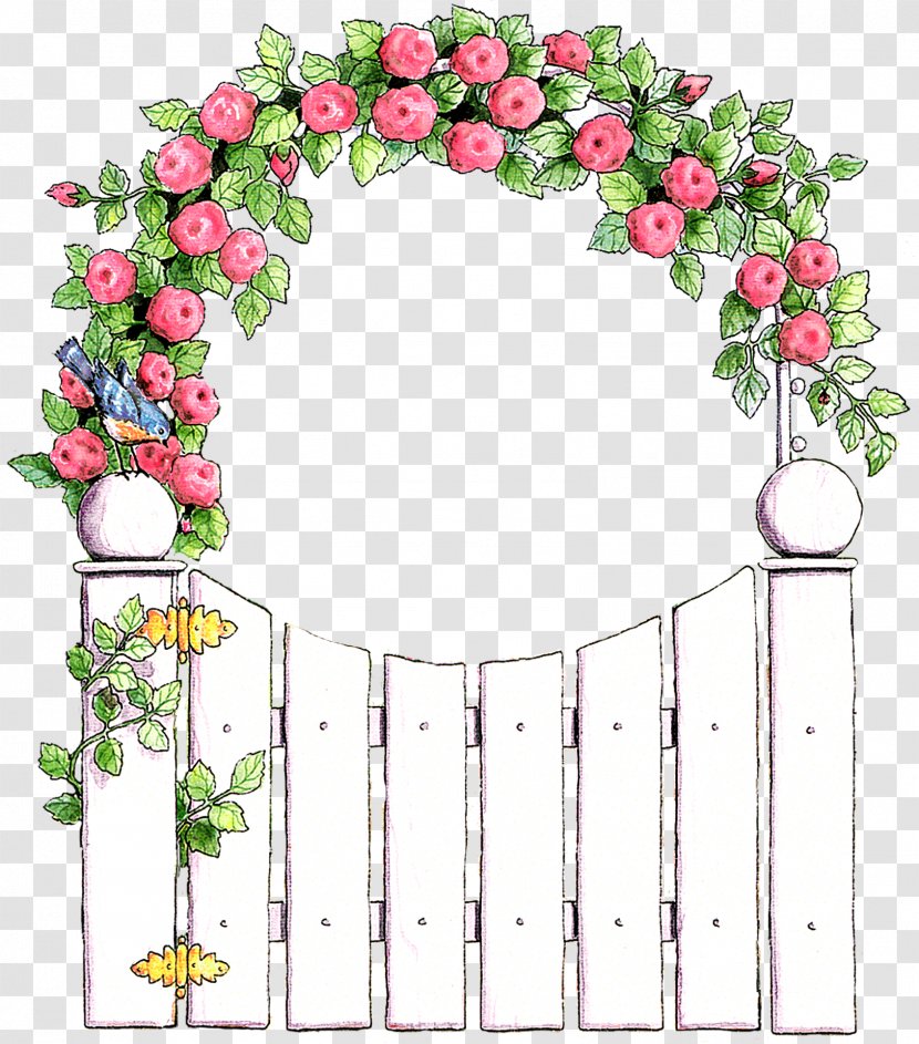 Best Borders Flower Floral Design Paper Clip Art - Wreath Wedding Transparent PNG
