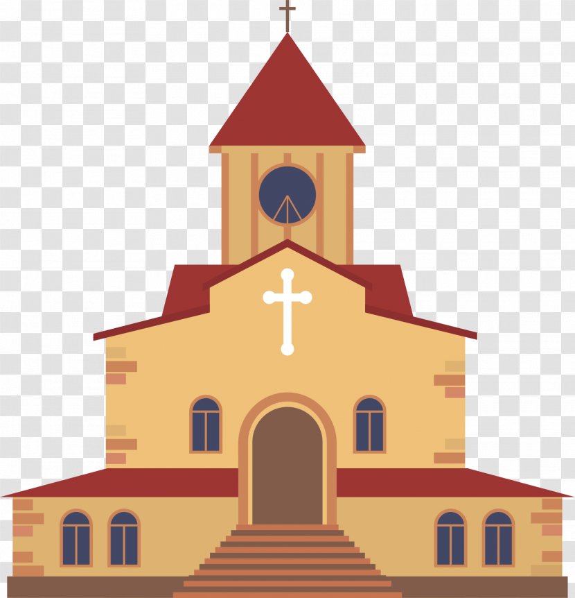 Church Cartoon - Building - Coffee Transparent PNG