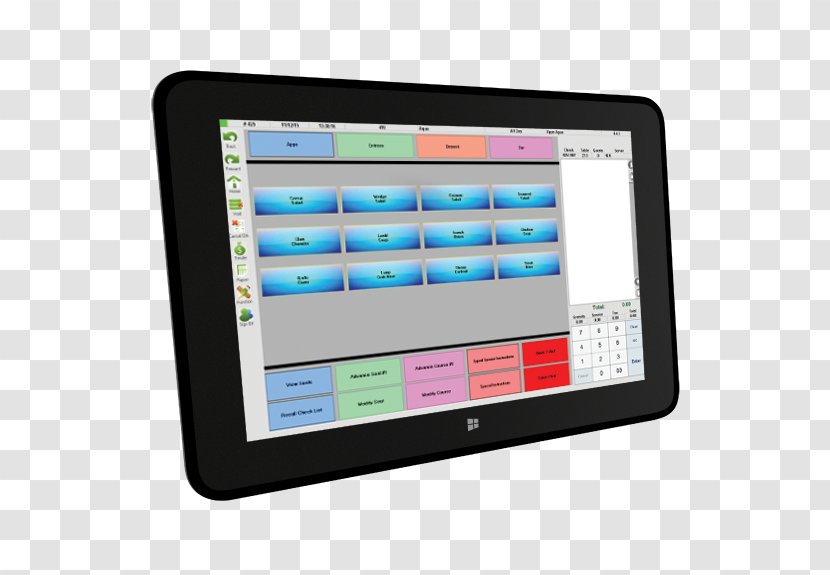 Tablet Computers Handheld Devices Multimedia Computer Monitors - Pos Terminal Transparent PNG