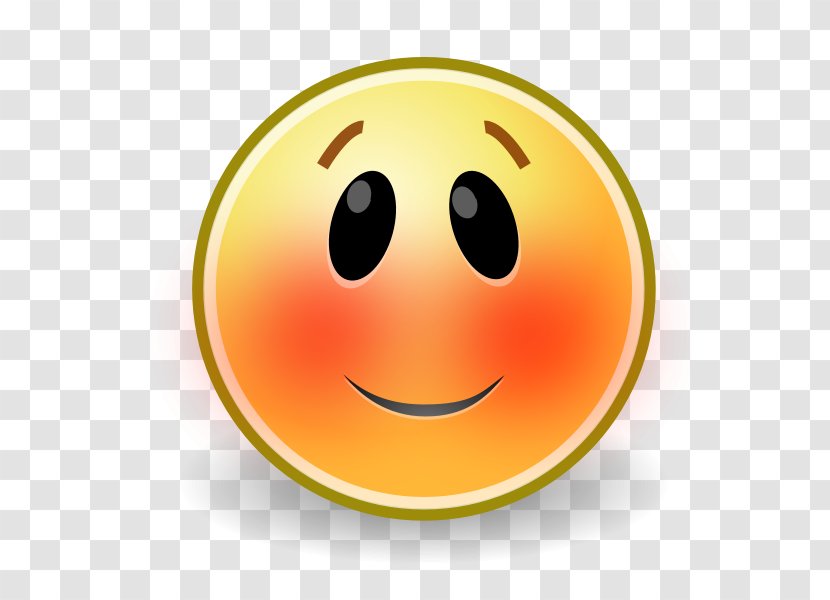Emoticon Smiley Blushing Thumbnail - Facebook - Blush Transparent PNG