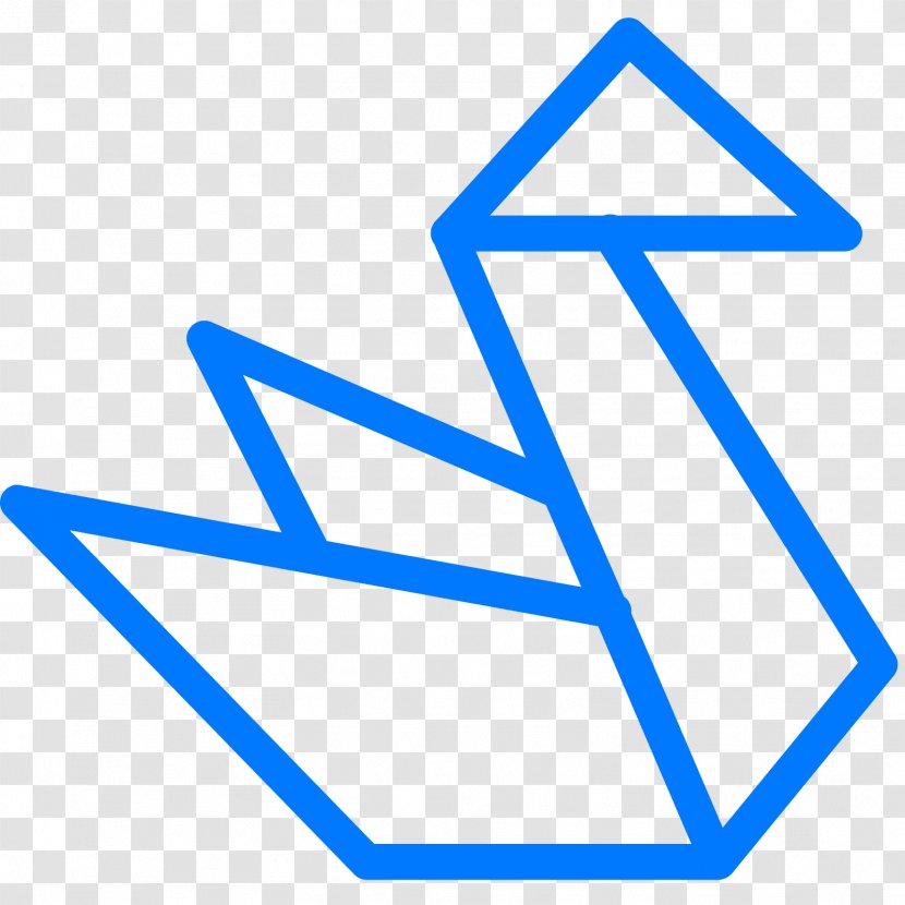 Origami Paper Plane - Area - Text Transparent PNG