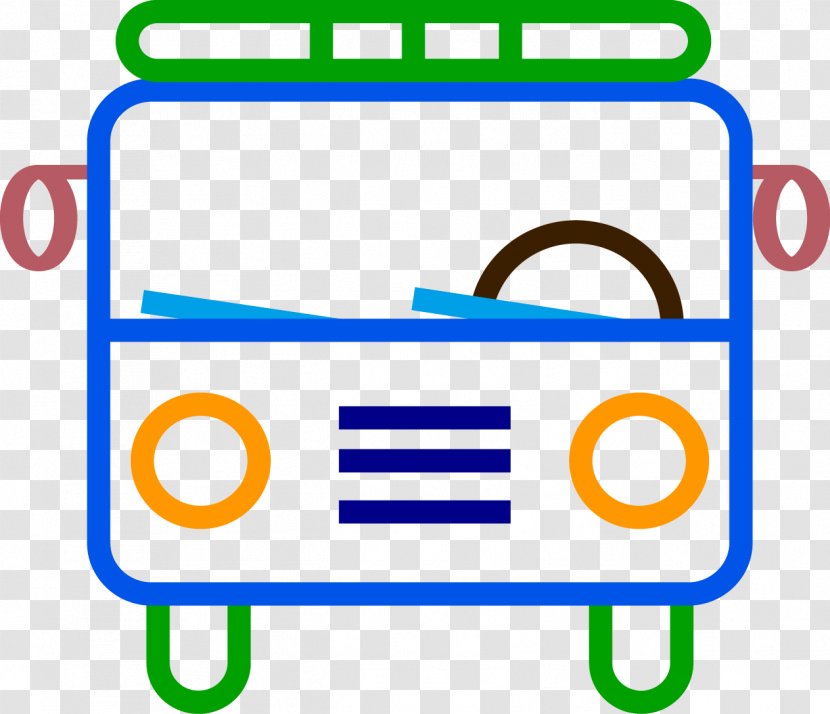 Photography Illustration - Flat Design - Hand-painted Bus Transparent PNG