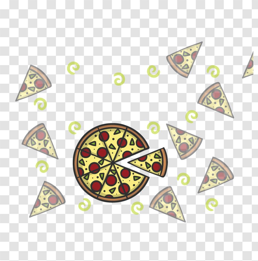 Pizza Fast Food Italian Cuisine Turbo Rush Take-out - Vector Transparent PNG