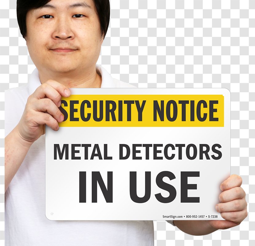 Security Notice Video Surveillance In Use On These Premises Sign Thumb Brand Product Font - Job - Smile Transparent PNG