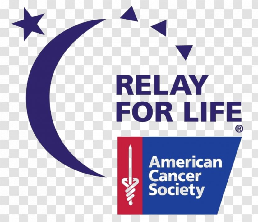 Relay For Life Of Eastern Montgomery County Logo American Cancer Society Organization - Blue Transparent PNG