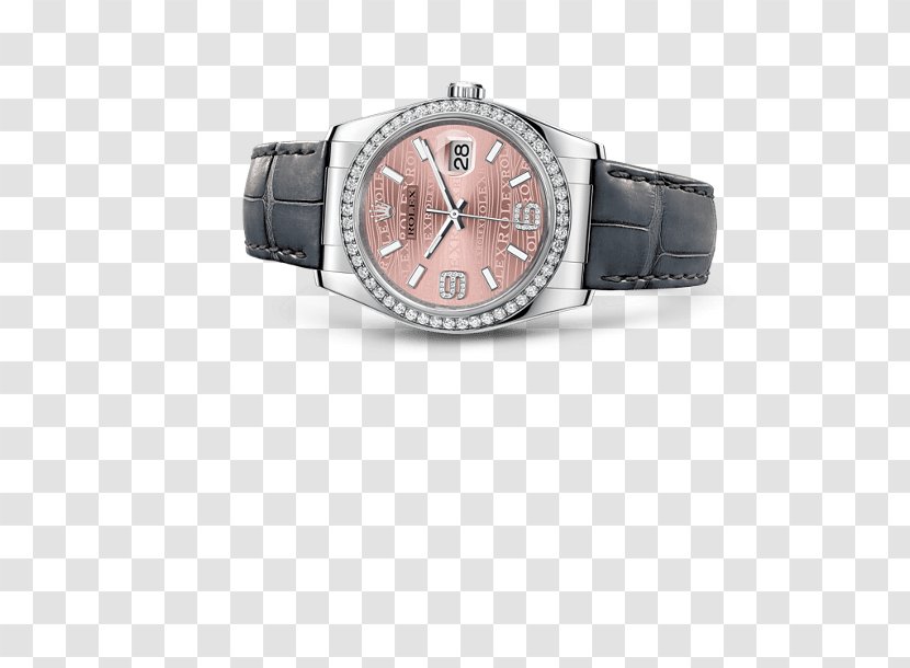 Rolex Datejust Chronometer Watch Clock - Gold Transparent PNG