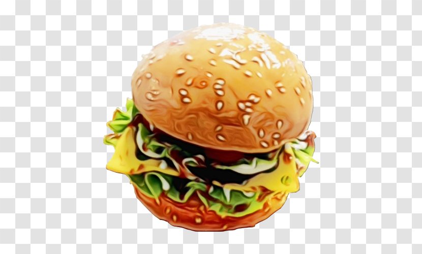 Junk Food Cartoon - Whopper - Baked Goods Big Mac Transparent PNG