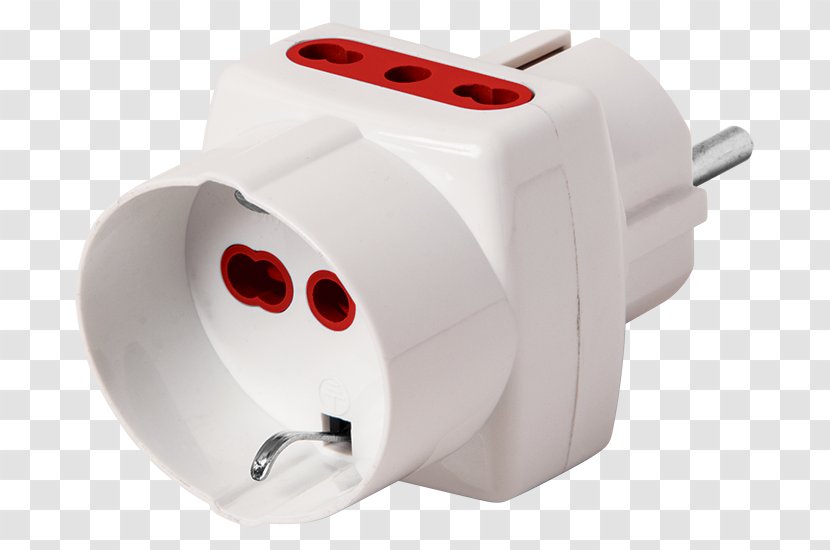 Adapter Electrical Connector AC Power Plugs And Sockets Schuko Cable - Lincoln Electric System Transparent PNG