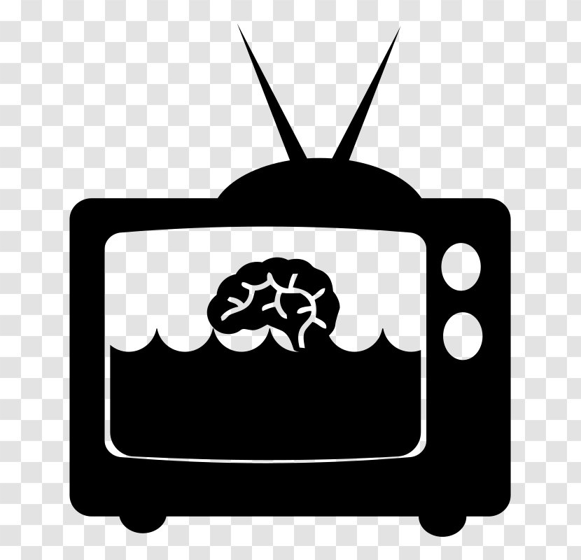 Television Clip Art - Symbol - Black And White Transparent PNG