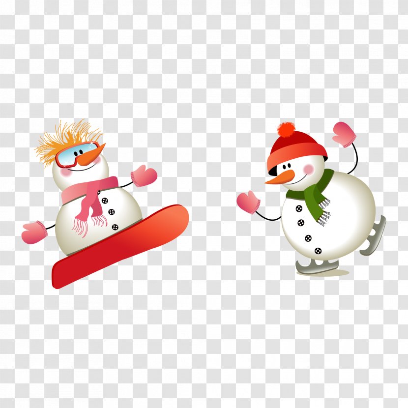 Santa Claus Snowman Christmas Royalty-free - Illustration Transparent PNG