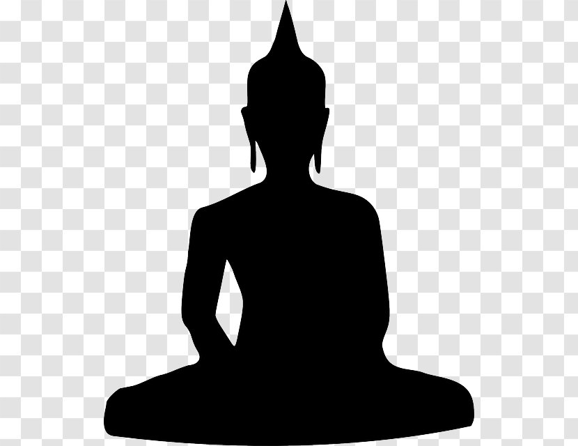 Buddhism Sitting Buddha Clip Art Vector Graphics Meditation - Physical Fitness - Drawing Of Silhouette Transparent PNG