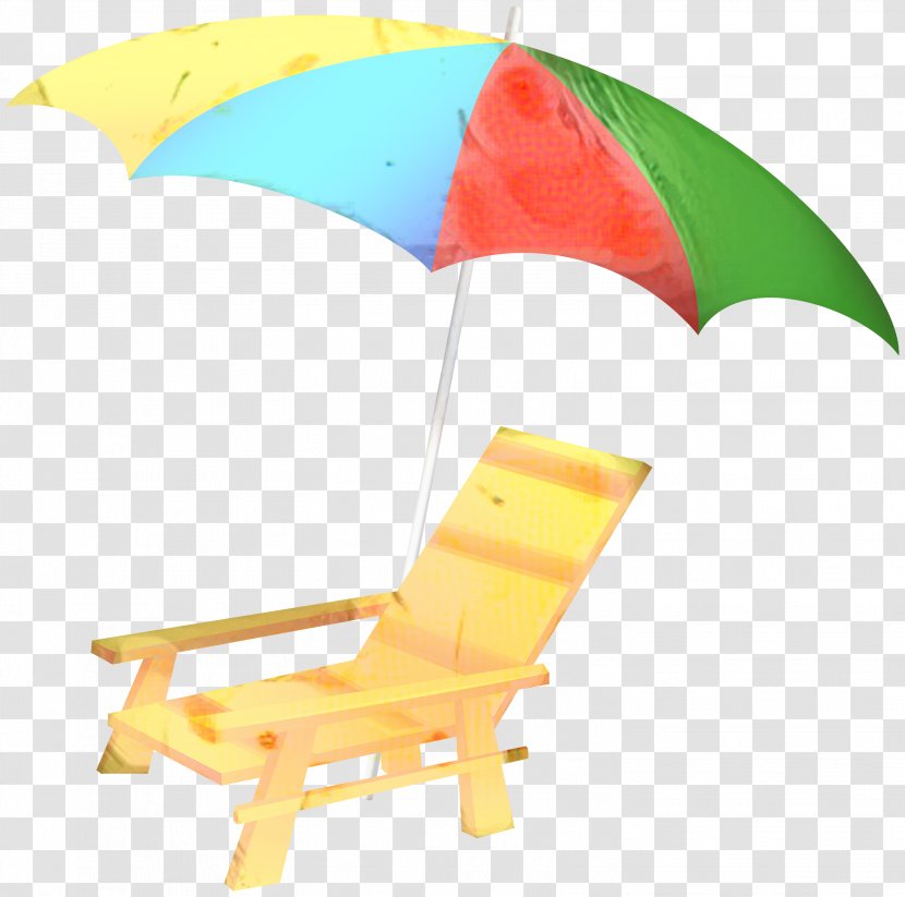 Beach Cartoon - Garden Furniture - Folding Chair Transparent PNG