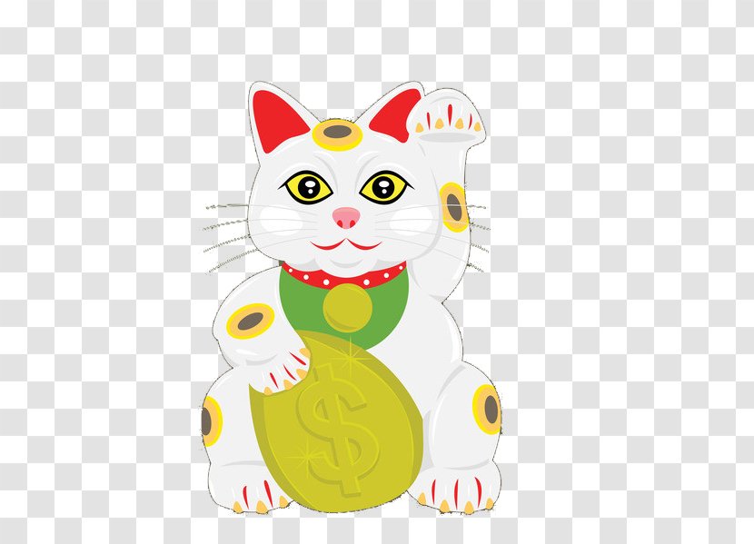Abyssinian Kitten Maneki-neko - Whiskers - Lucky Cat Transparent PNG